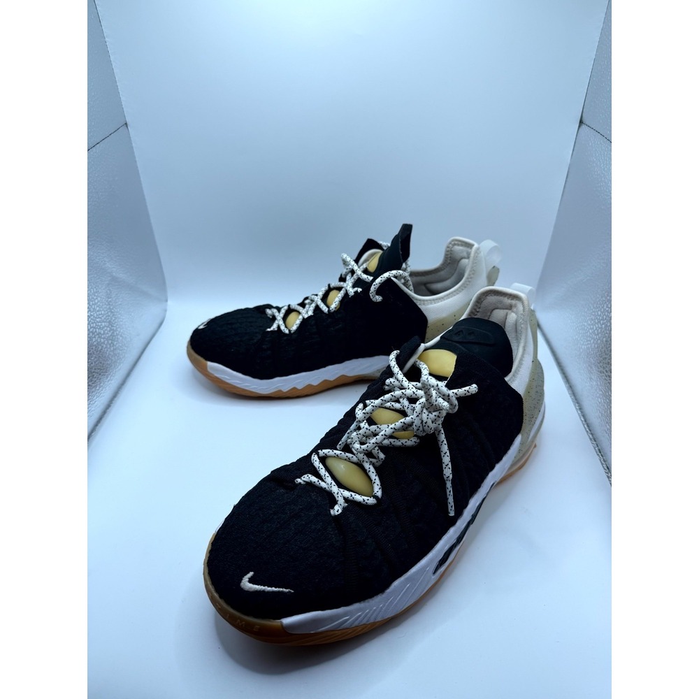 Nike LeBron 18 GS CW2760-007 Kids 6.5‎ Sneaker Black White Gum Basketball Shoes